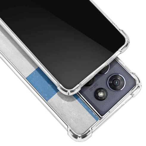 Finland Flag Distressed Moto G Power 5G (2025) Clear Case